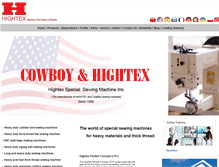 Tablet Screenshot of cowboysew.com